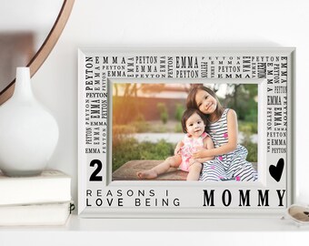 Mother's Day, Personalized 5x7 Picture Photo Frame, Engraved, Gift For Mom, Gift For Her, Christmas  Gift, baby shower, grandmother, New mom