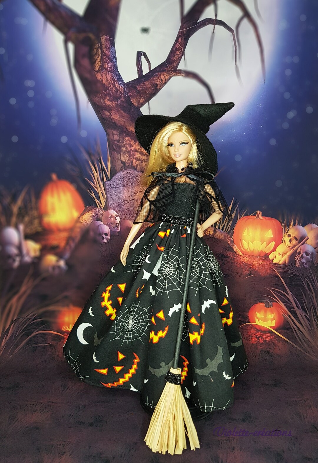 Halloween Costume for Barbie Doll Barbie Fashionistas Barbie Etsy