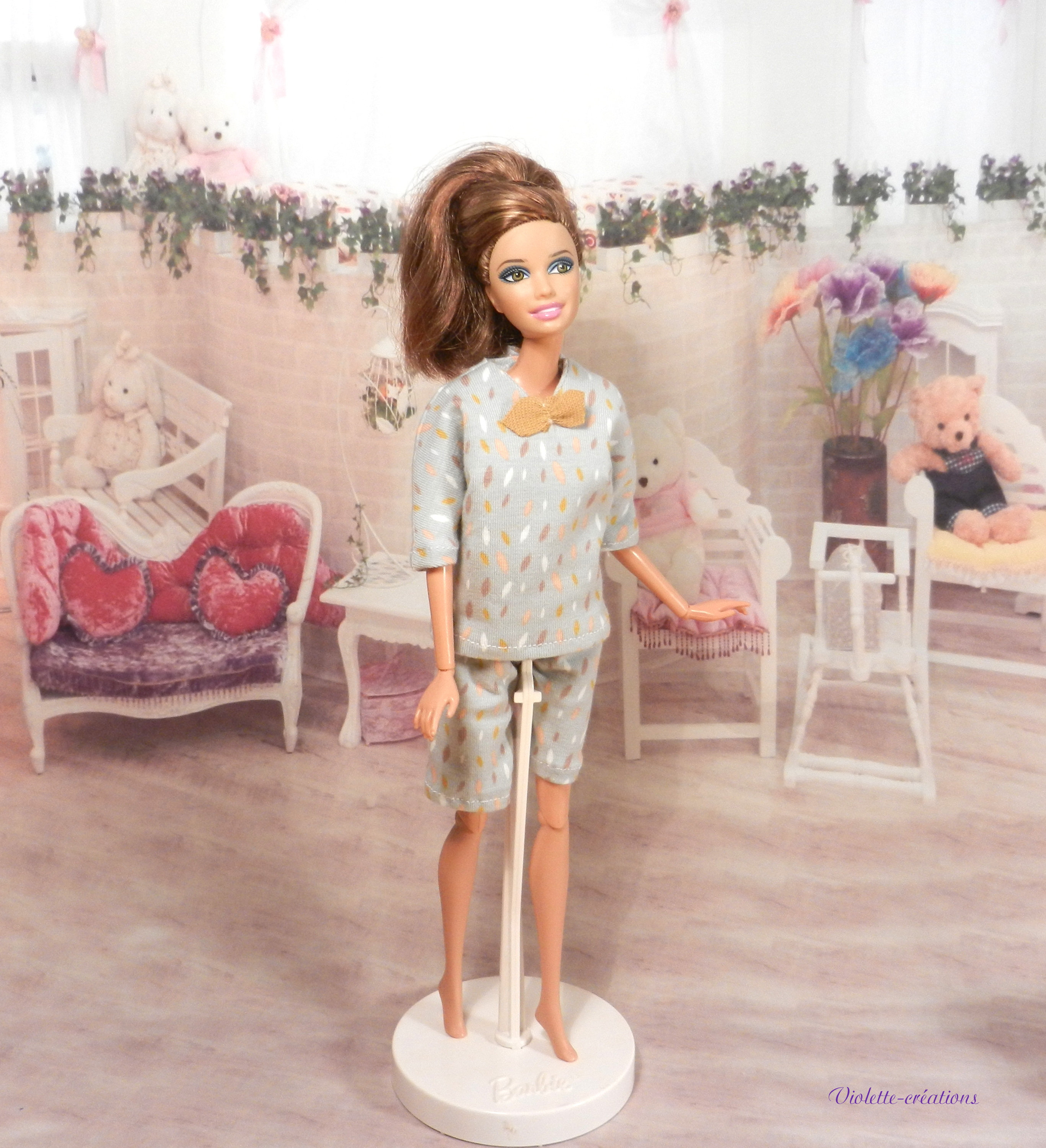 Pajamas For Barbie Doll Barbie Fashionistas Barbie Silkstone Etsy 