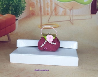 Handmade handbag for 29 cm, 12 inch mannequin doll, fashion doll