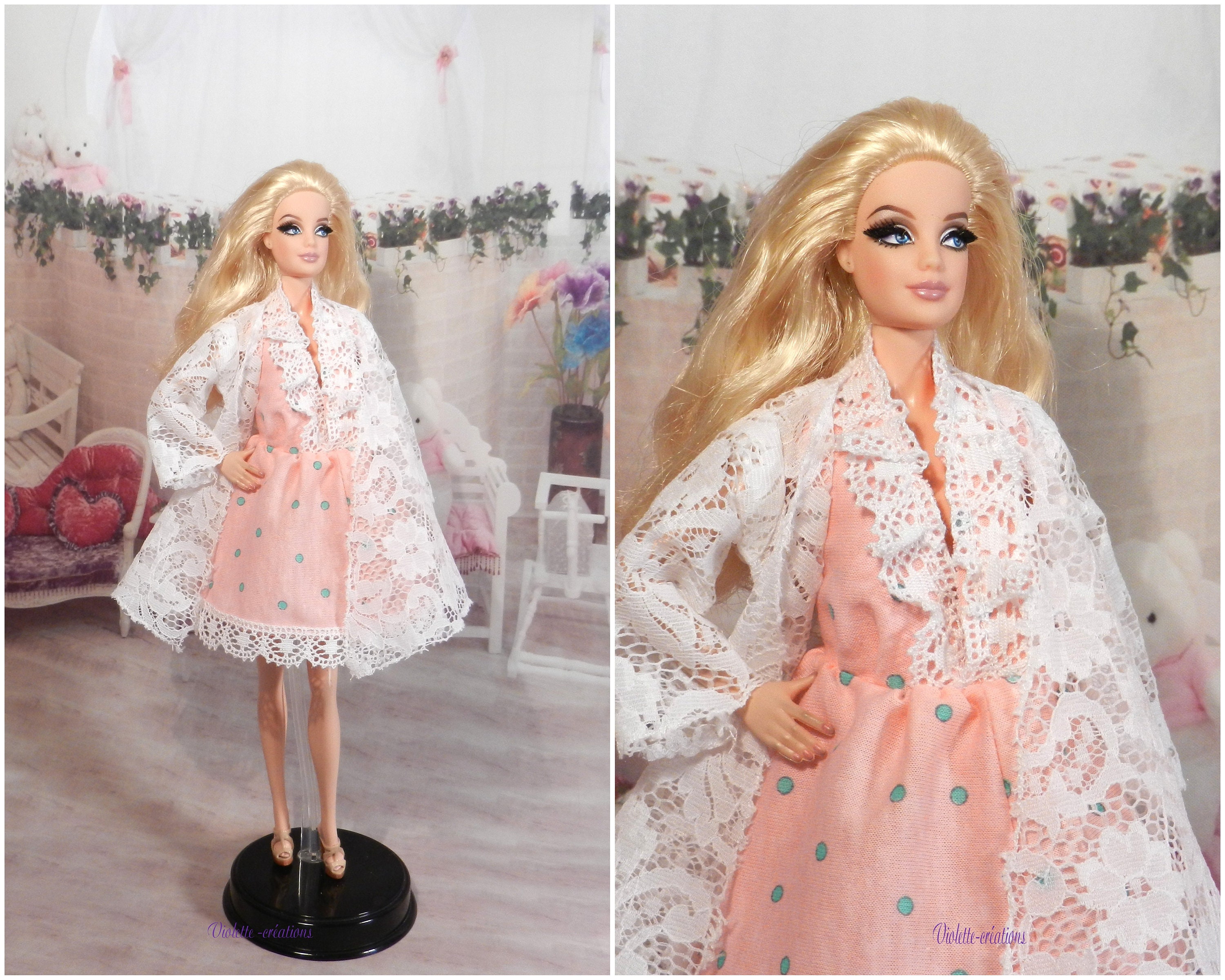 Nightgown barbie doll nightie barbie silkstone nightgown Etsy