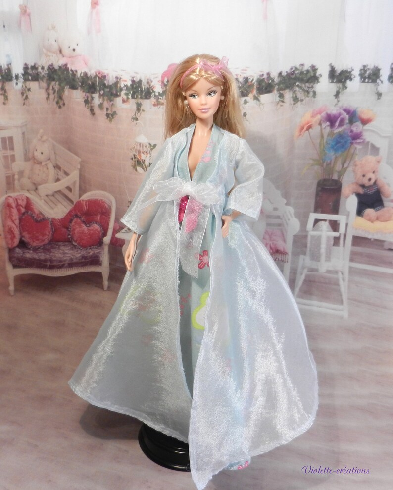 Nightgown barbie doll nightie barbie silkstone nightgown Etsy
