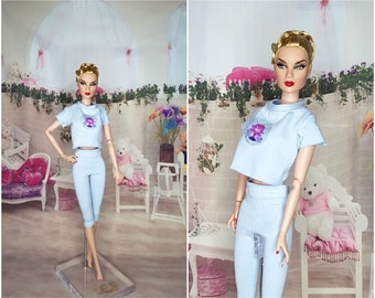 Pajamas for 29 cm, 12 inch model doll, fashion doll