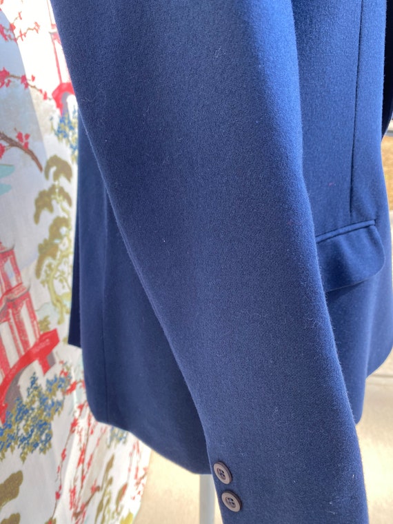 Navy Wool Pendleton Blazer-Size 14P-Ladies Blazer… - image 4