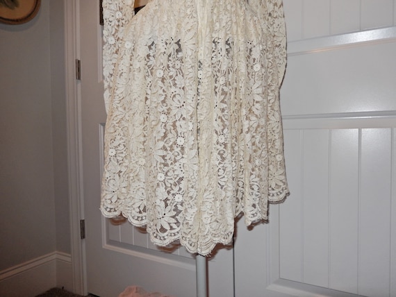 Vintage Wedding Dress-Lace Wedding Blouse-Victori… - image 5