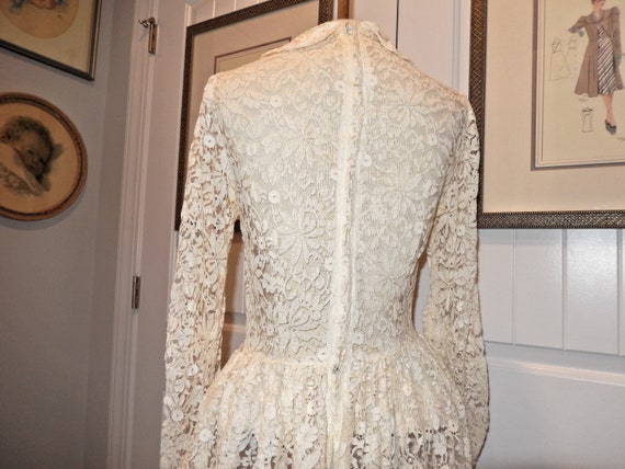 Vintage Wedding Dress-Lace Wedding Blouse-Victori… - image 3