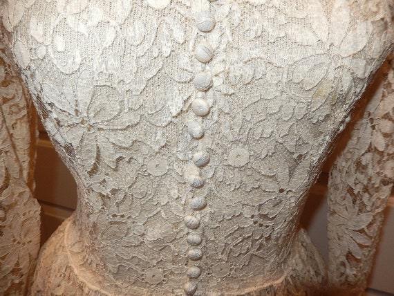 Vintage Wedding Dress-Lace Wedding Blouse-Victori… - image 4