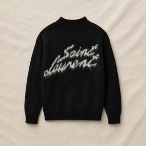 Lös, lös, svart stickad topp, mysig överdimensionerad pullover, unisex streetwear