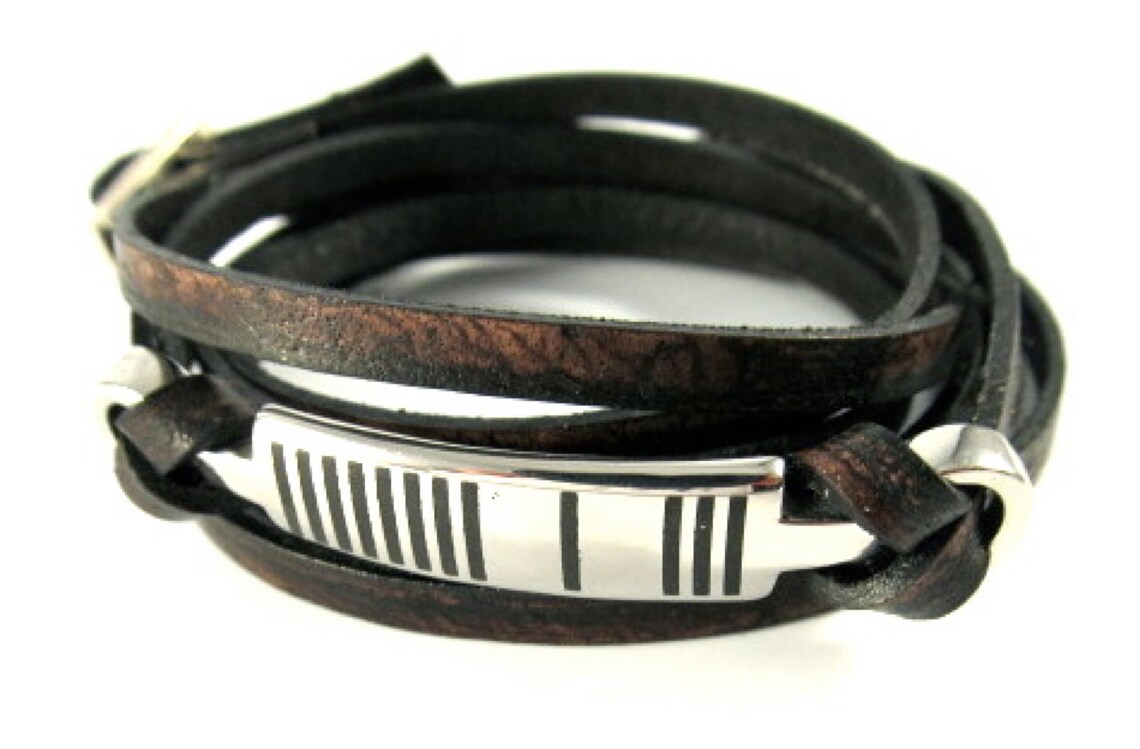 One Meaning Men's Dragonfly Barcode Wrap all of our Etsy
