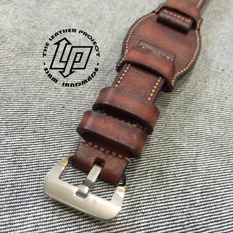 Handmade Dark Brown Vintage Bund Watch Strap Band With Buckle. Etsy