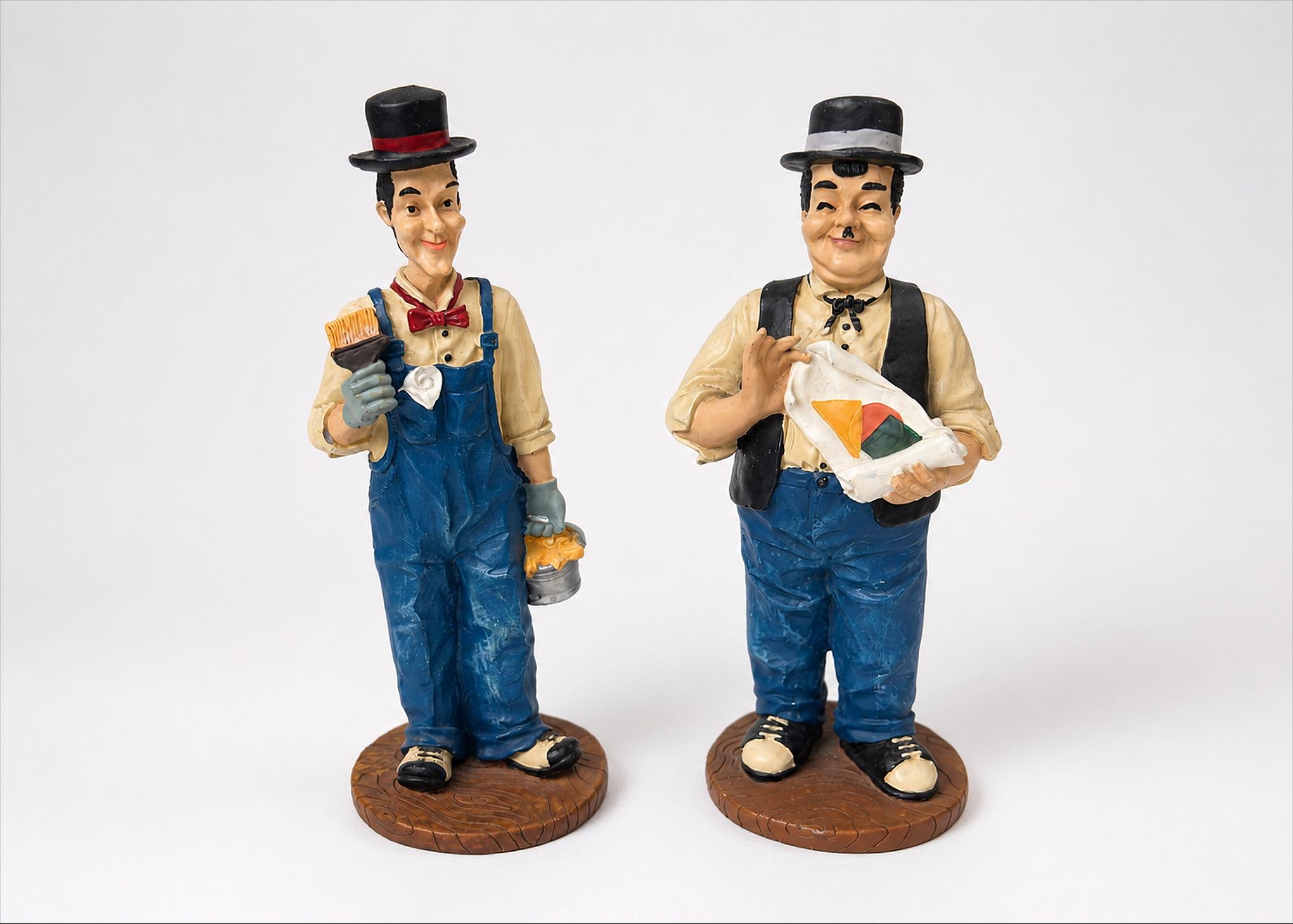 Laurel and Hardy Figurines - Etsy