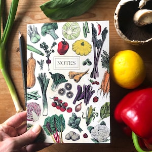 Carnet de notes, bloc-notes de jardin, carnet de notes A5 recyclé, notes de jardinage, journal