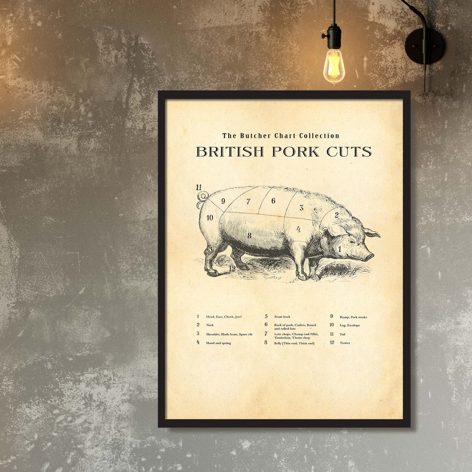 British Butcher Chart Set, Meat Cuts Diagram, 3 for 2 Offer - Etsy Canada