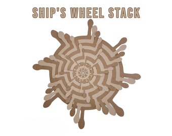 Ships Wheel Confetti Die Cuts Art Boating Sailing Nautical Pirate Scrapbooking Cards Crafts Party Cardstock Size Color Choice