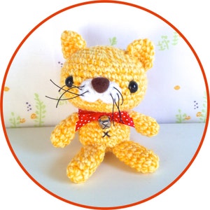 Sittin&#39; Kitty Pattern - Crochet Amigurumi Cat Pattern - Tutorial Links Included