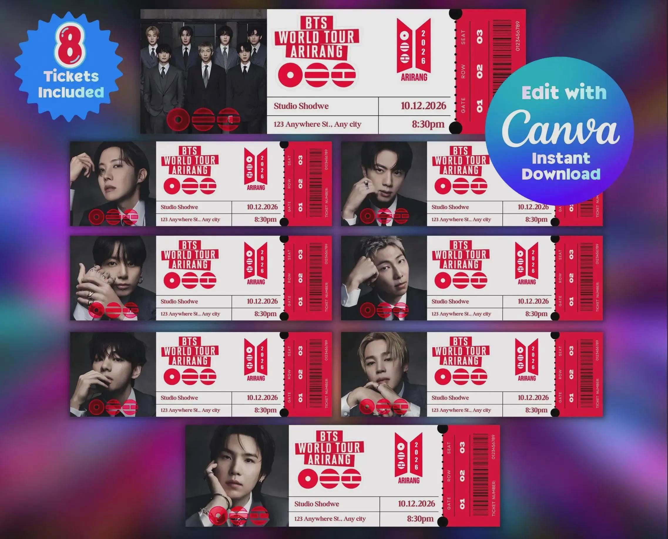 Bts ticket - Etsy 日本
