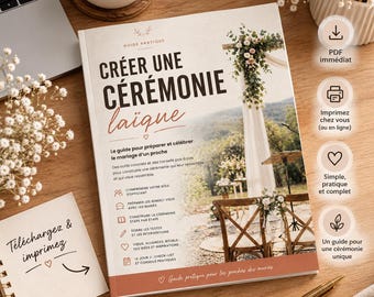 Guide Pratique Officiant de Cérémonie Laïque PDF en français |  Trame, Questionnaires & Fiches d'Organisation