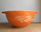 Pyrex Harvest Wheat Mixing Bowl 441 6 quot 1.5 Pint