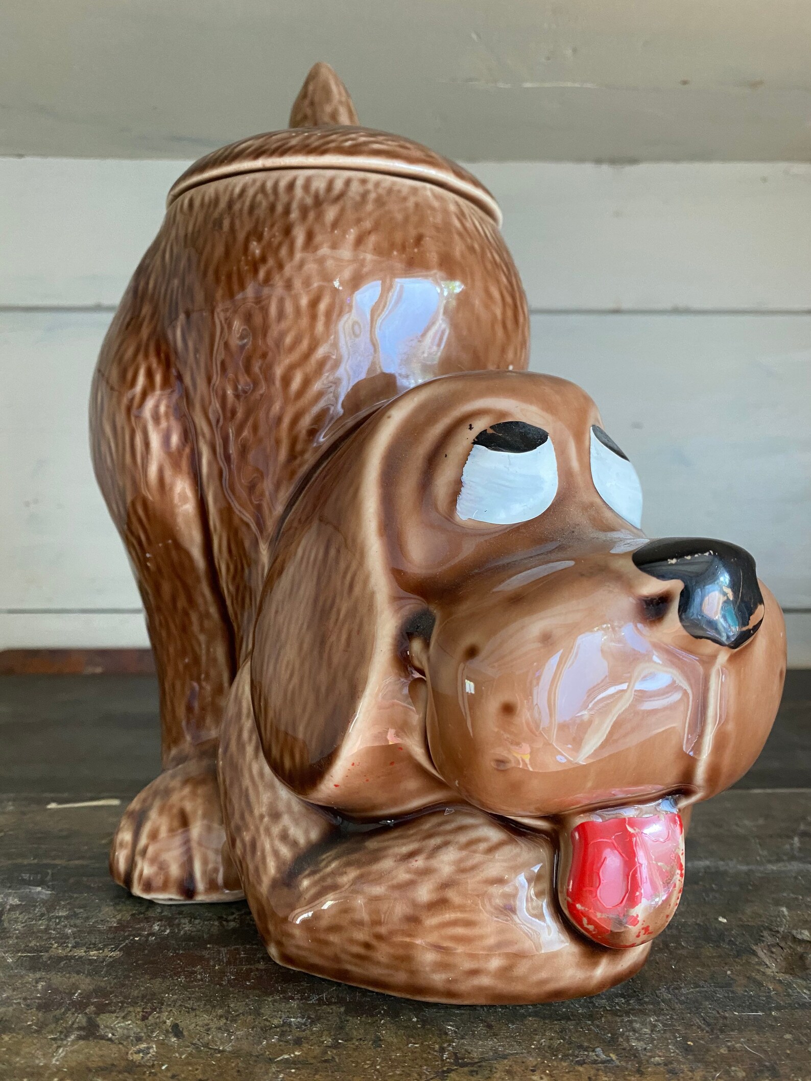 Antique Mccoy Dog Cookie Jar Etsy