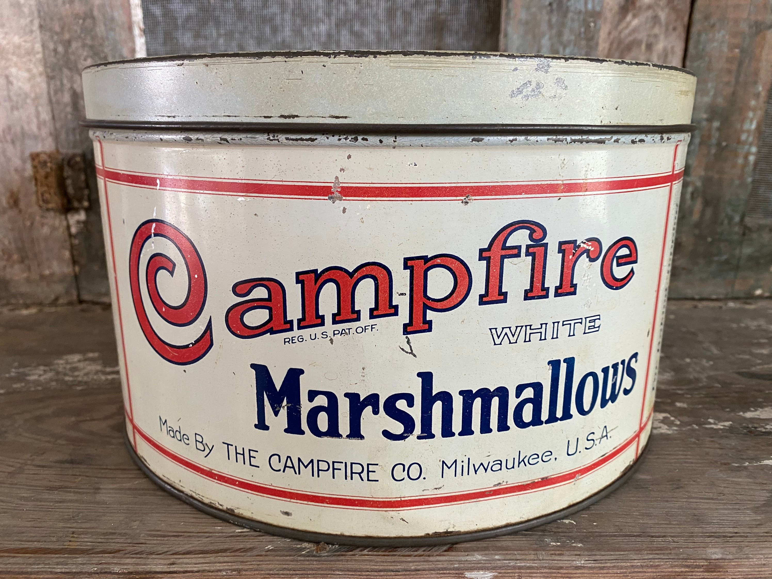 Campfire Marshmallow Tin for sale Only 4 left at 65