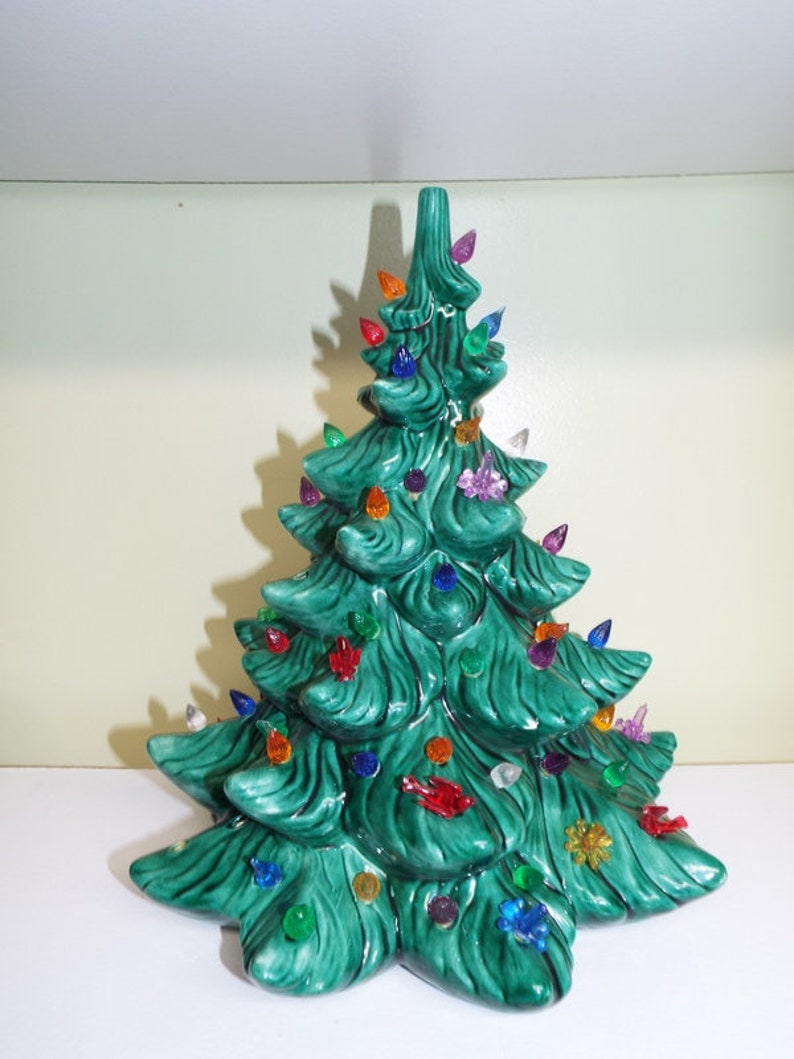 Rare 1974 Atlantic Mold Ceramic Christmas Tree No Base Etsy