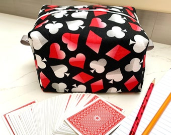 Zipper Pouch, Boxy Pouch, Game Piece Holder, Toiletry Pouch, Makeup Bag, Charger Cord Pouch, Organizer, Purse Catchall, Snack Holder
