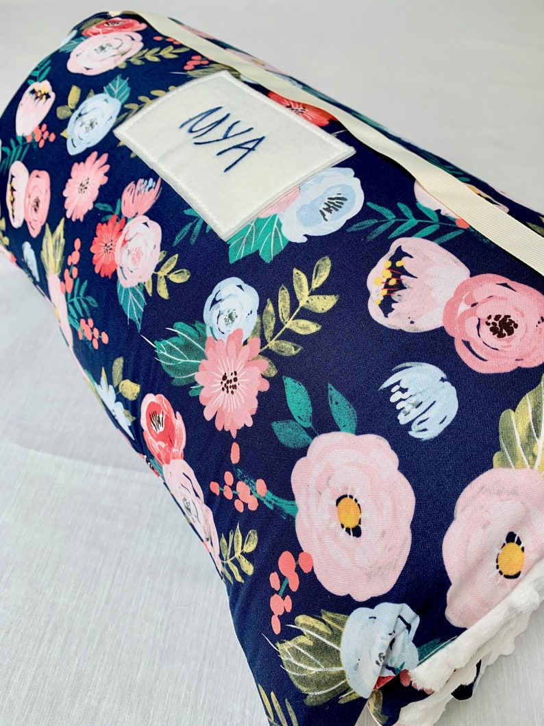 Nap Mat With Pillow and Blanket Floral Nap Mat Preschool Etsy