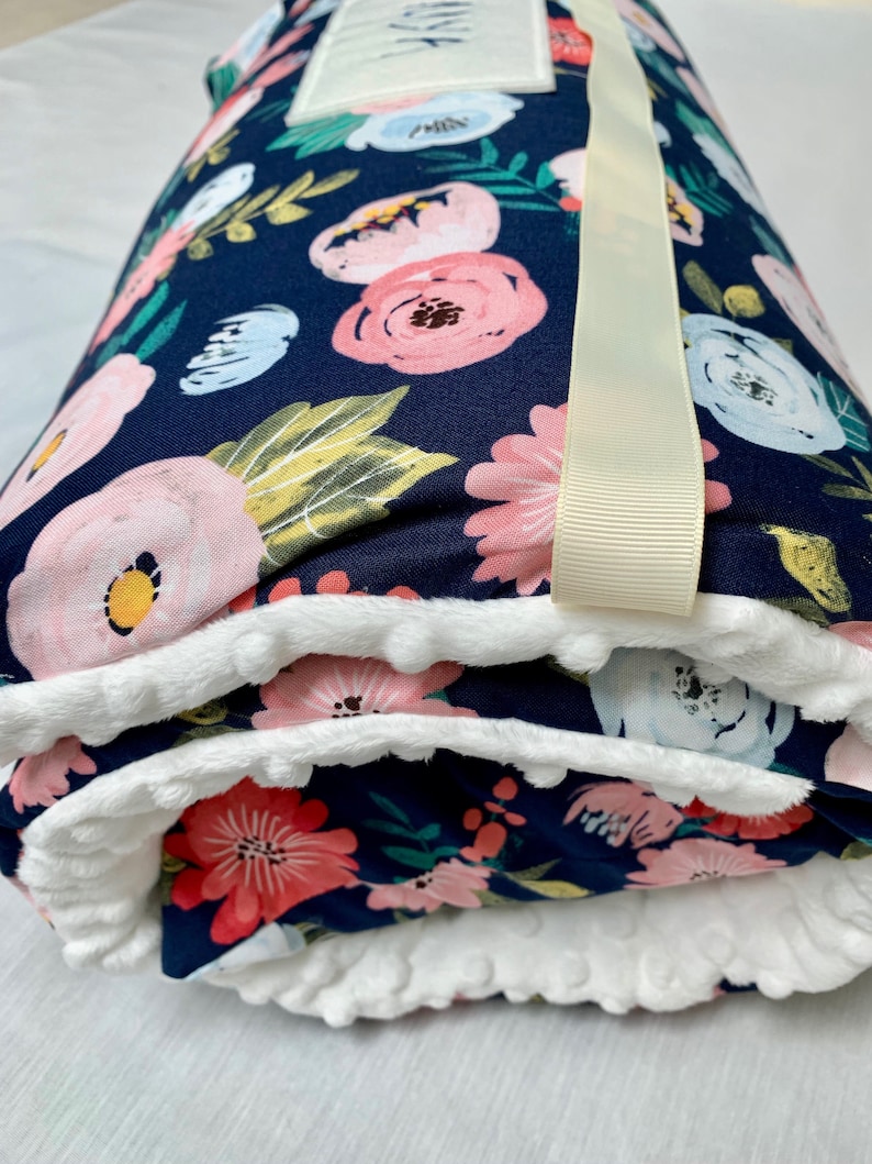 Nap Mat with Pillow and Blanket Floral Nap Mat Preschool Etsy