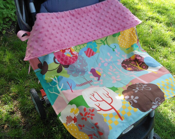 Car Seat Blanket With Ties Stroller Blanket Baby Carrier Etsy