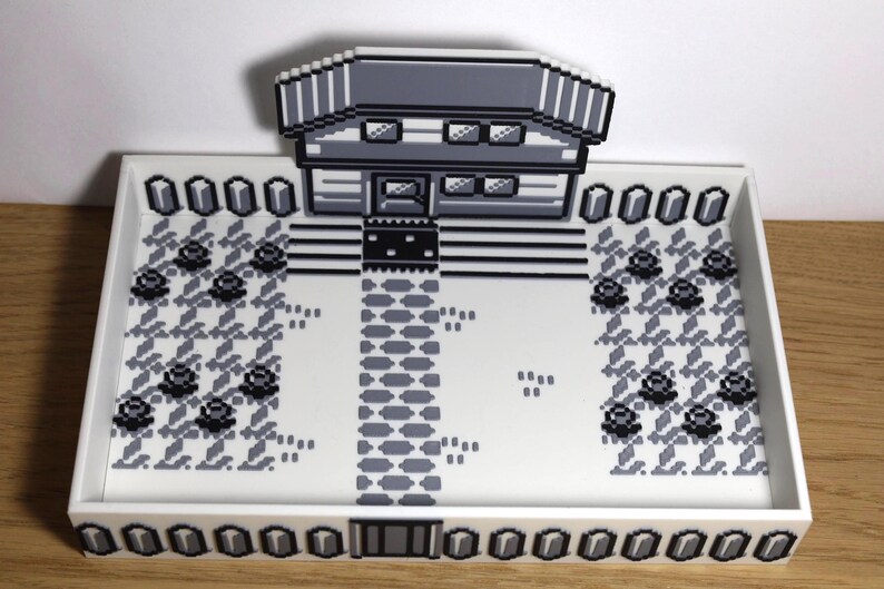 Pixel Art House Catch-all Tray, Desk Organizer, Key Tray - Etsy