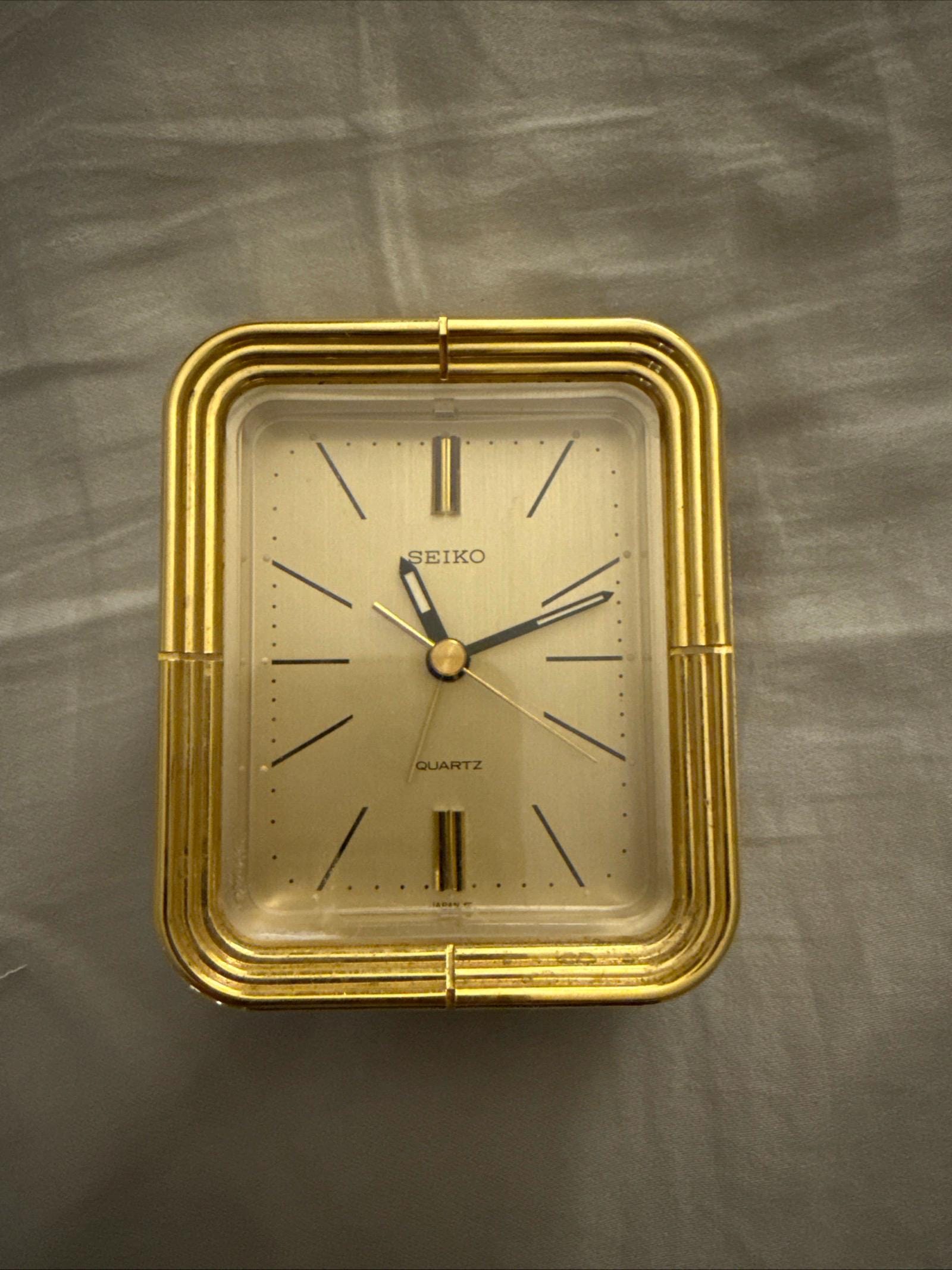 Vintage Seiko Desk Clock - Etsy