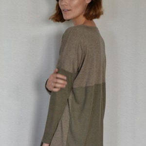 SALE Hi-lo Boxy Rib Sweater image 3