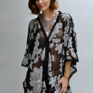 Kupu Kupu Tunic in Black/White image 1