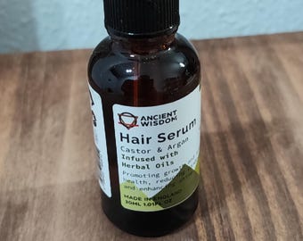 Siero per capelli biologico a base di erbe, 30 ml
