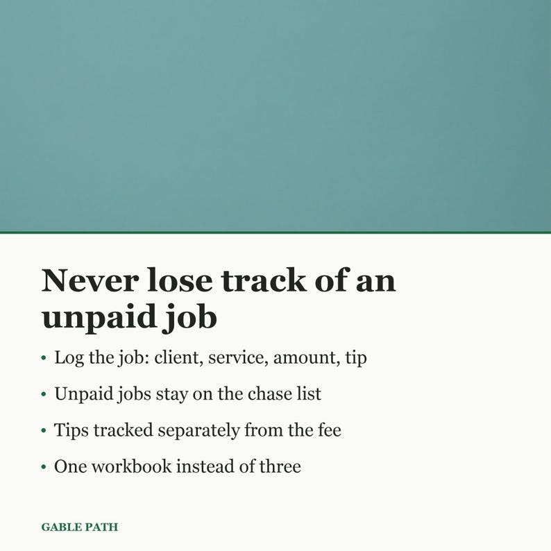 Cleaning Business Bookkeeping Spreadsheet, Excel and Google Sheets, Job Client Mileage Tracker immagine 4