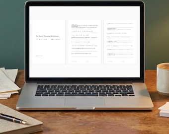 小説の企画ワークブック（印刷可能）、ストーリー展開図、登場人物プロフィール、シーンカード