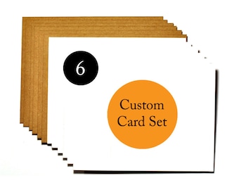 Set of 6 cards - save 15%, buy 5 get one free