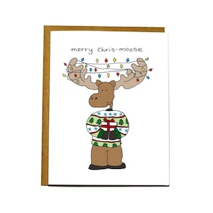 Funny Christmas card - Chris-moose