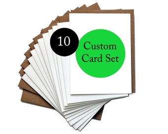 Set of 10 cards - save 20%, buy 8 get two free!