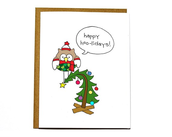 Funny holiday card happy holidays | Etsy