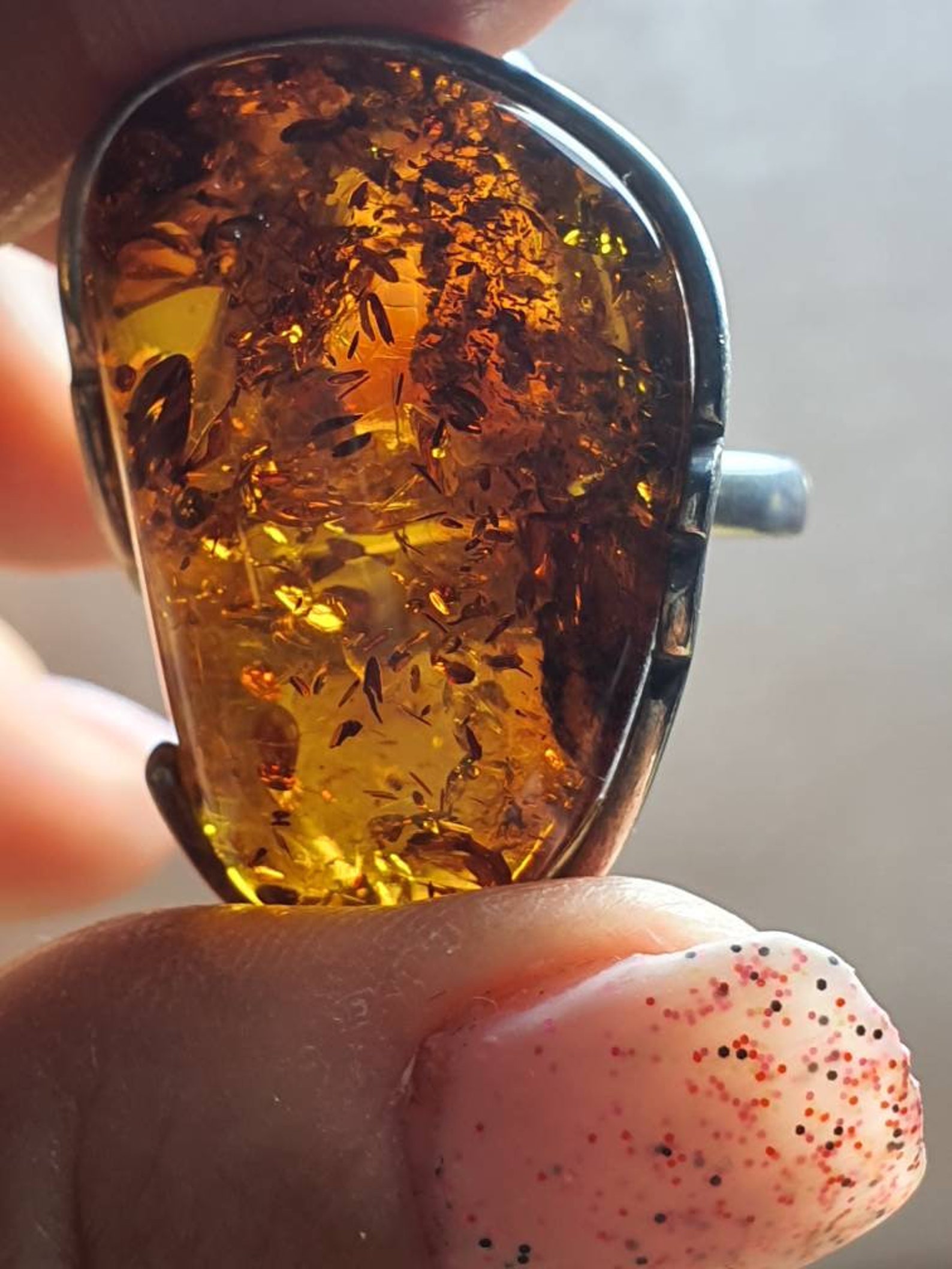 100 Natural Baltic Polish Amber A Grade 925 Sterling Silver