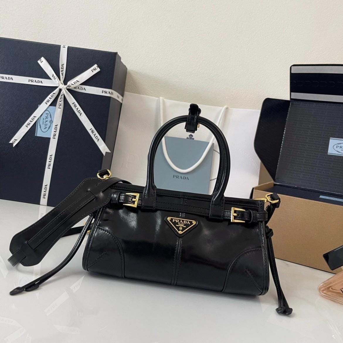 Prada Bowling Bag - Etsy