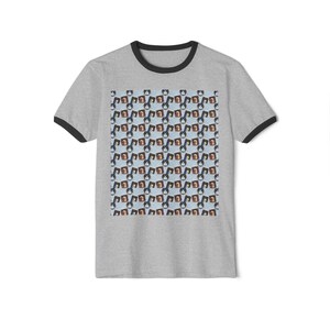 Retro Roller Skate Pattern T-Shirt | Vintage Skate Girls Repeat Print