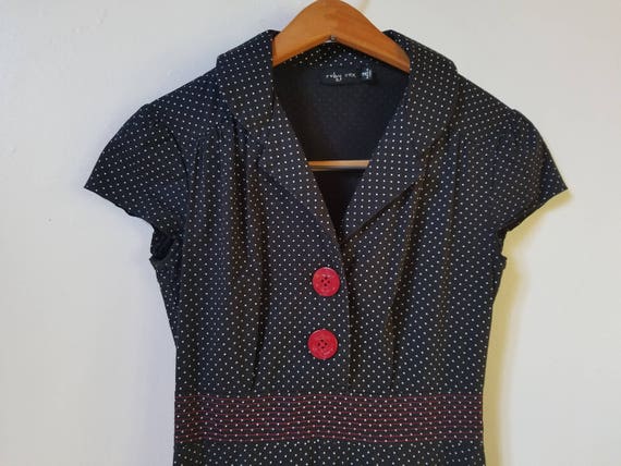 ruby rox polka dot dress