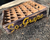 Very Rare Vintage 1940 39 s So Grape Soda Wood Crate