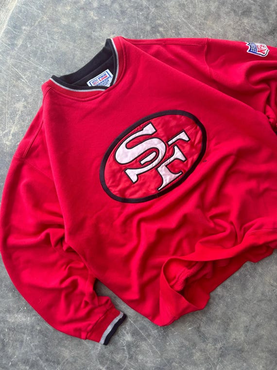 Vintage 90's NFL San Francisco 49ers Football Rare Embroidered Pro