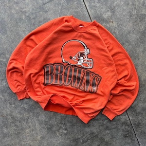 Vintage 90’s Cleveland Browns NFL Football Rare  Crewneck Sweatshirt