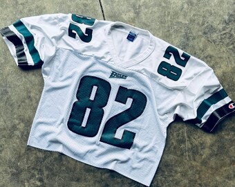 Vintage 1990s Philadelphia Eagles #81 Sand Knit Jersey XL Tag (M