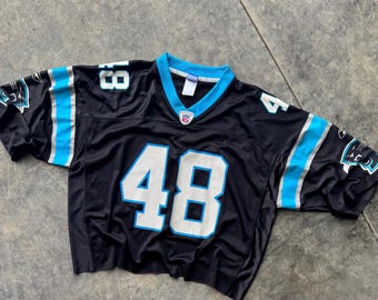 Vintage 90s NFL Starter Carolina Panthers Greene Black Football