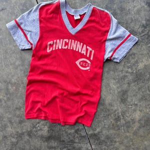 Vintage 80’s Cincinnati Reds MLB Baseball Tee Tshirt